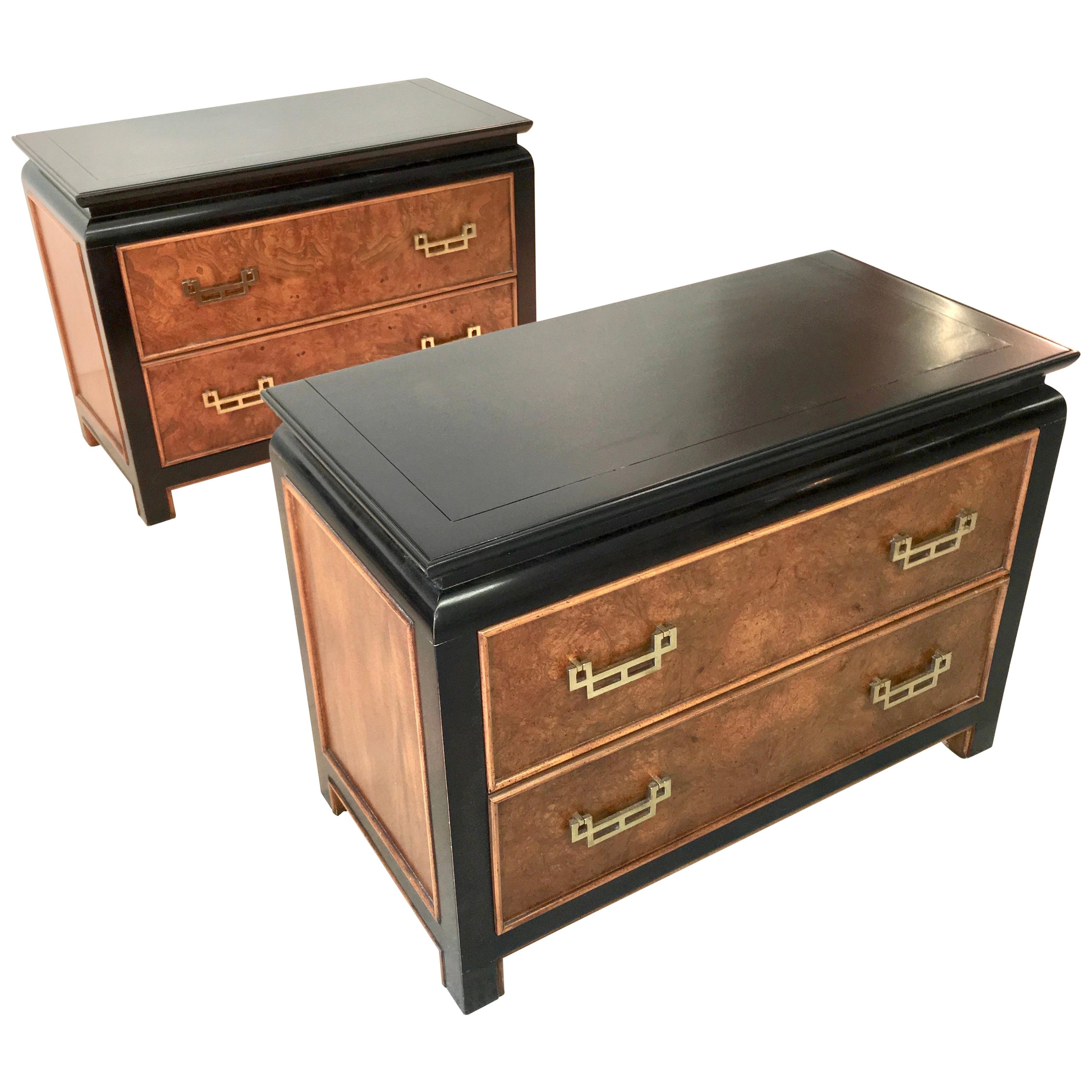 Pair of Chin Hua Two-Drawer Chests by Ray Sabota for Century Furniture
