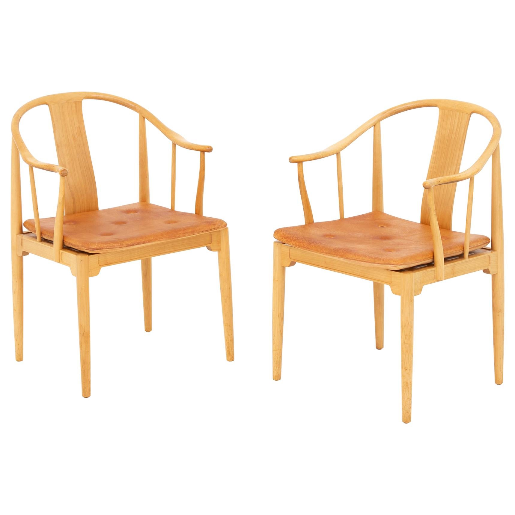 Pair of China Chairs by Hans J. Wegner