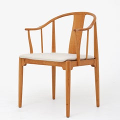 Pair of China Chairs by Hans J. Wegner, Maker Fritz Hansen