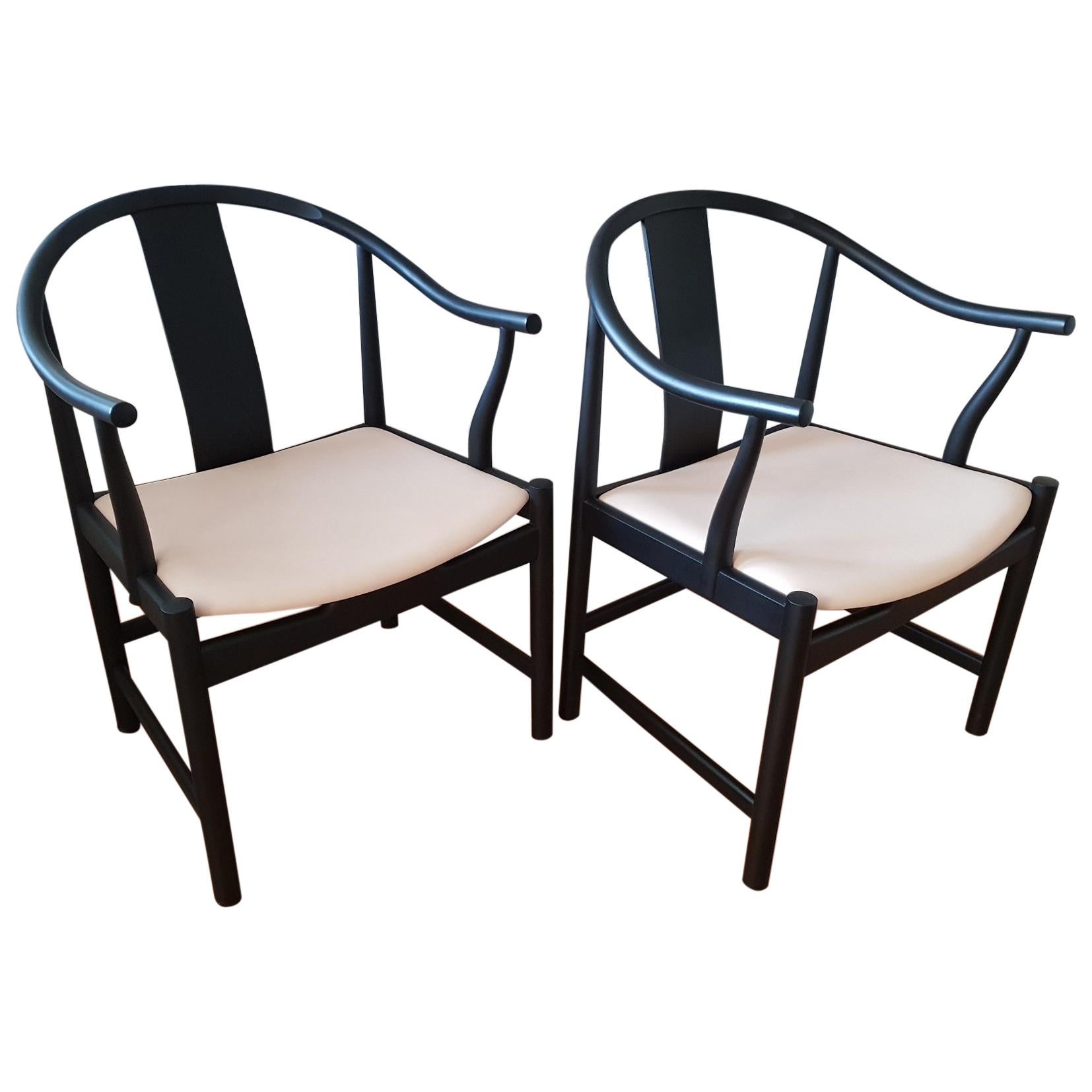 Pair of China Chairs PP56 Personal Edition by Hans J. Wegner for PP Mobler For Sale