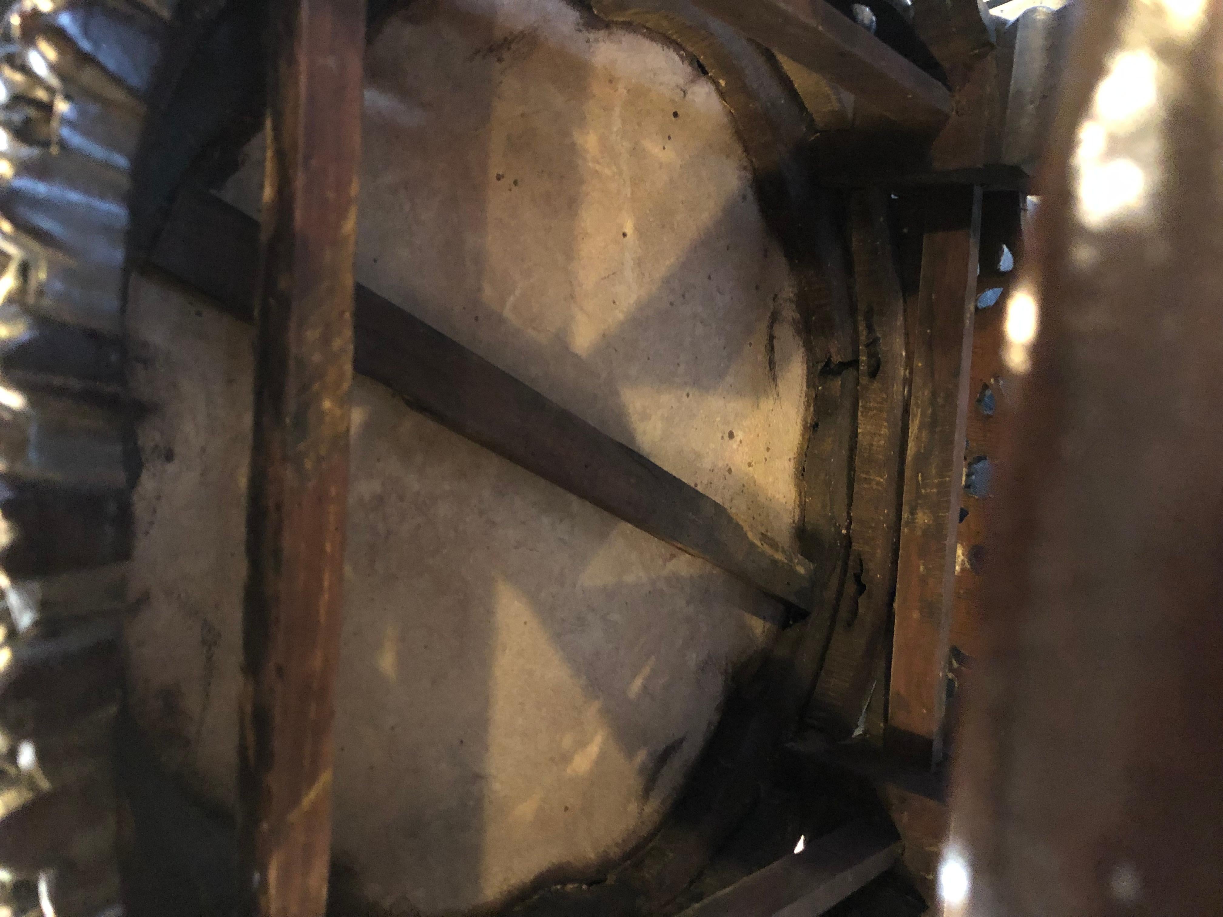 Pair of Chinese 19 Century Teak-Wood Marble Top Stands or End Tables 8