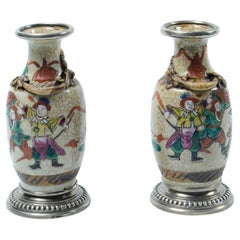 Pair of Chinese Amphoras -miniatures-