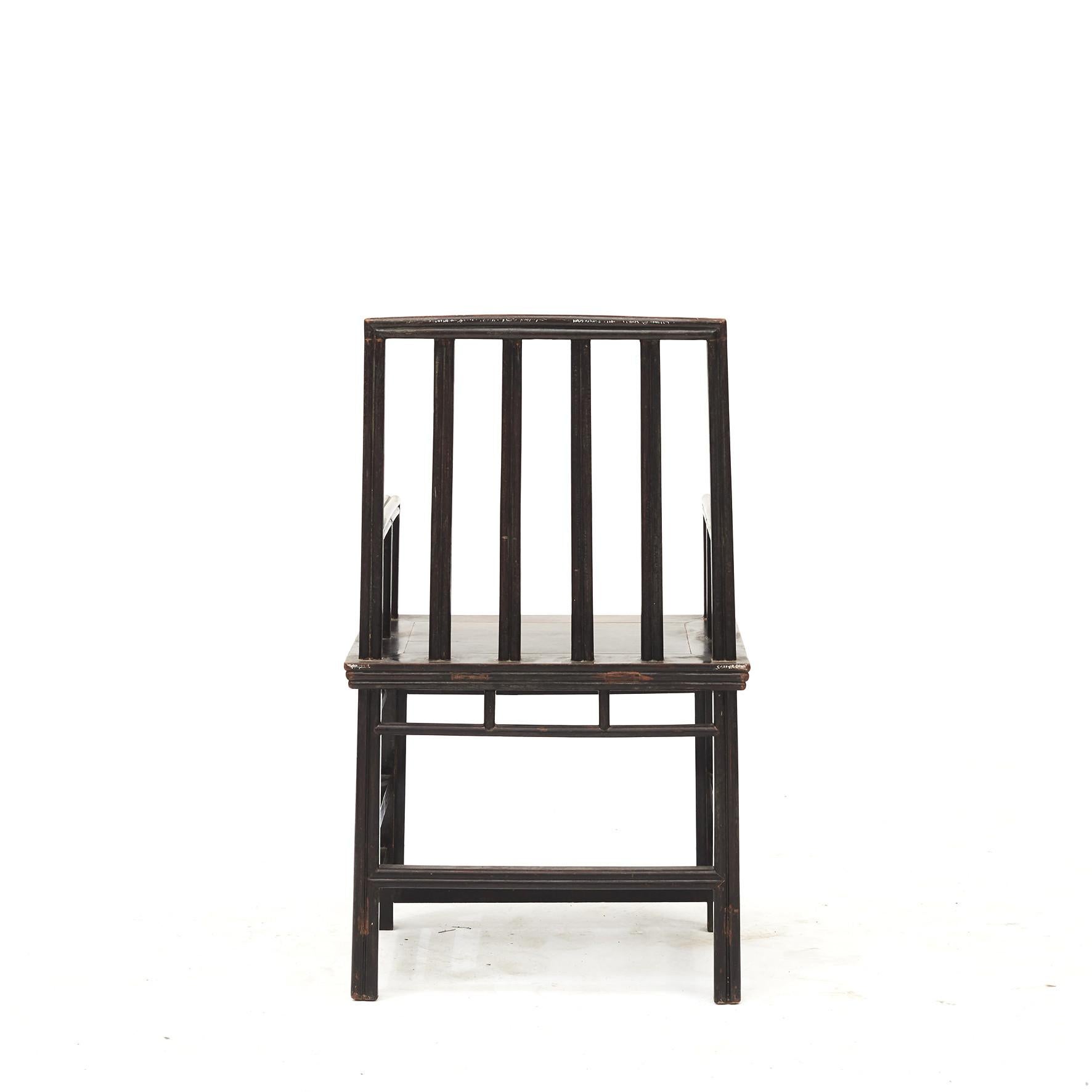 Paar chinesische architektonische Sessel im Stil der Antike (Chinesisch) im Angebot