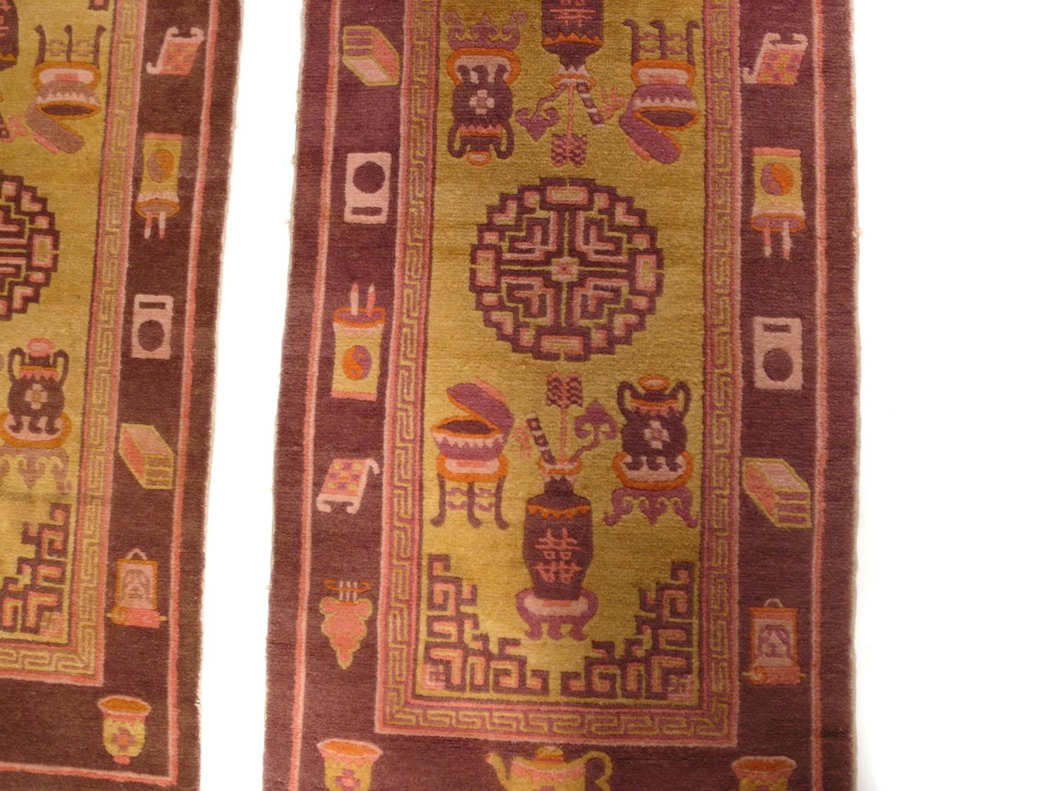 Unknown Pair of Chinese Art Deco Carpet Runners For Sale