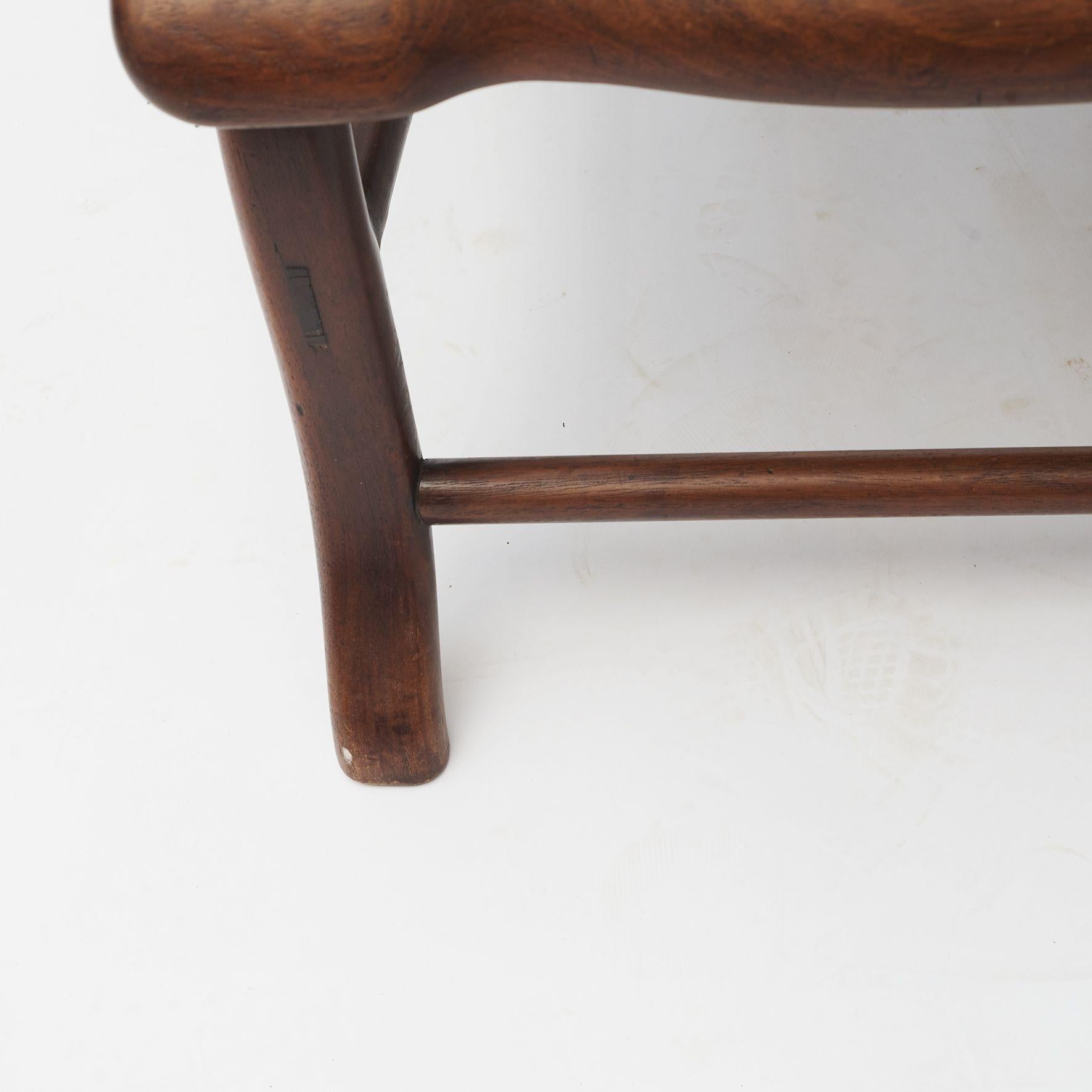 Paire de fauteuils inclinables en forme de lune de style Art Déco chinois en vente 1