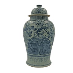 Pair of Chinese Blossom Temple Jars