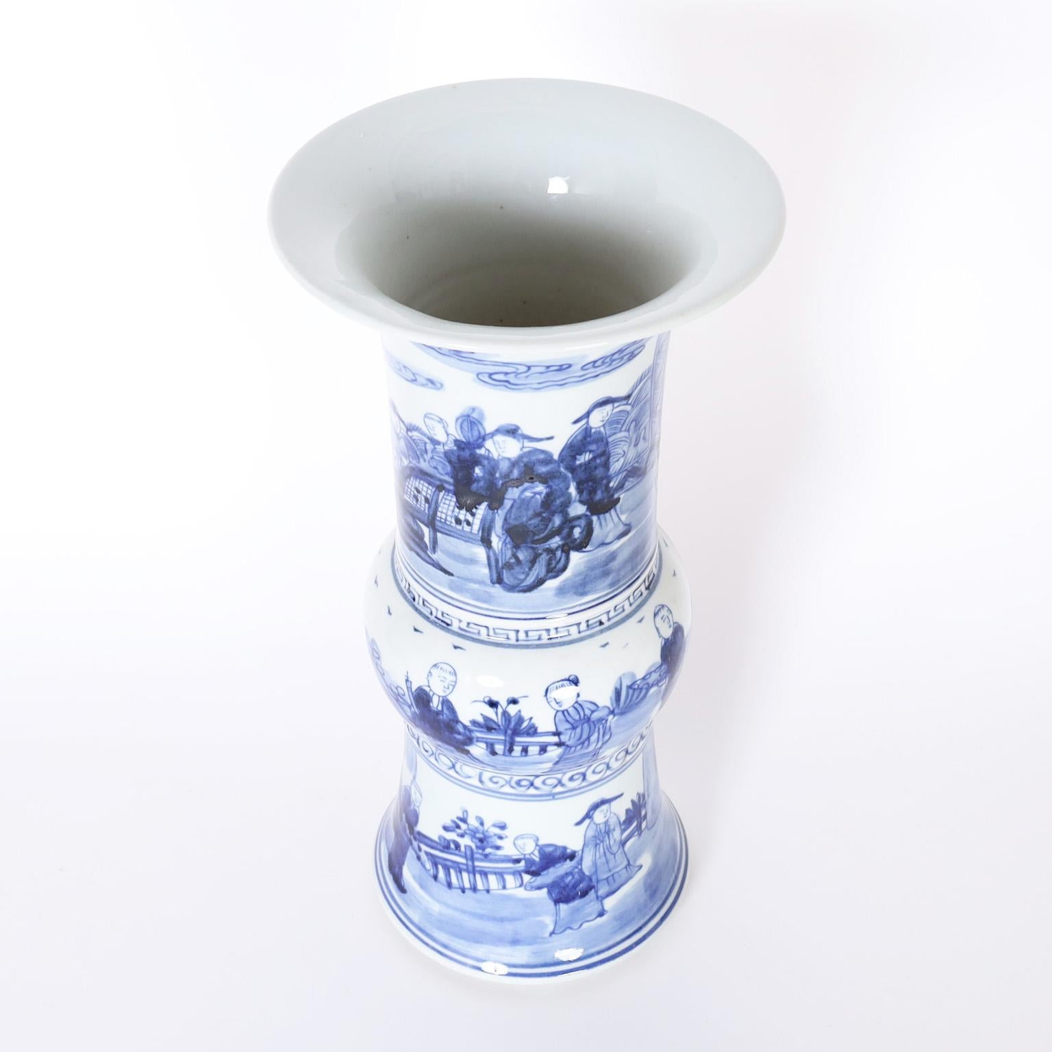 blue and white vases name