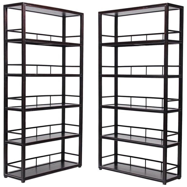 Pair of Chinese Calligrapher's Shelves, circa 1900 at 1stDibs