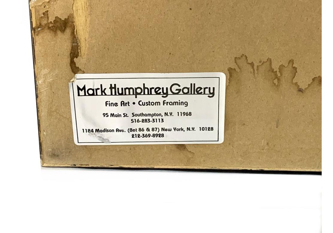 Pair of Chinese Calligraphy Scrolls in Mark Humphrey Gallery Frames For Sale 2