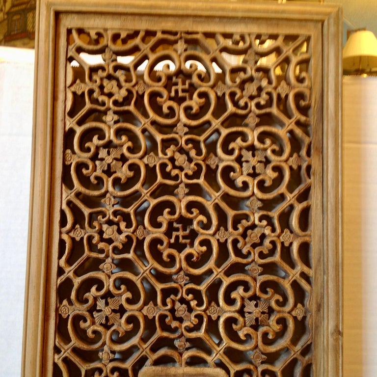 Pair of Chinese Carved Wall Panels at 1stDibs | chinese wall panels ...