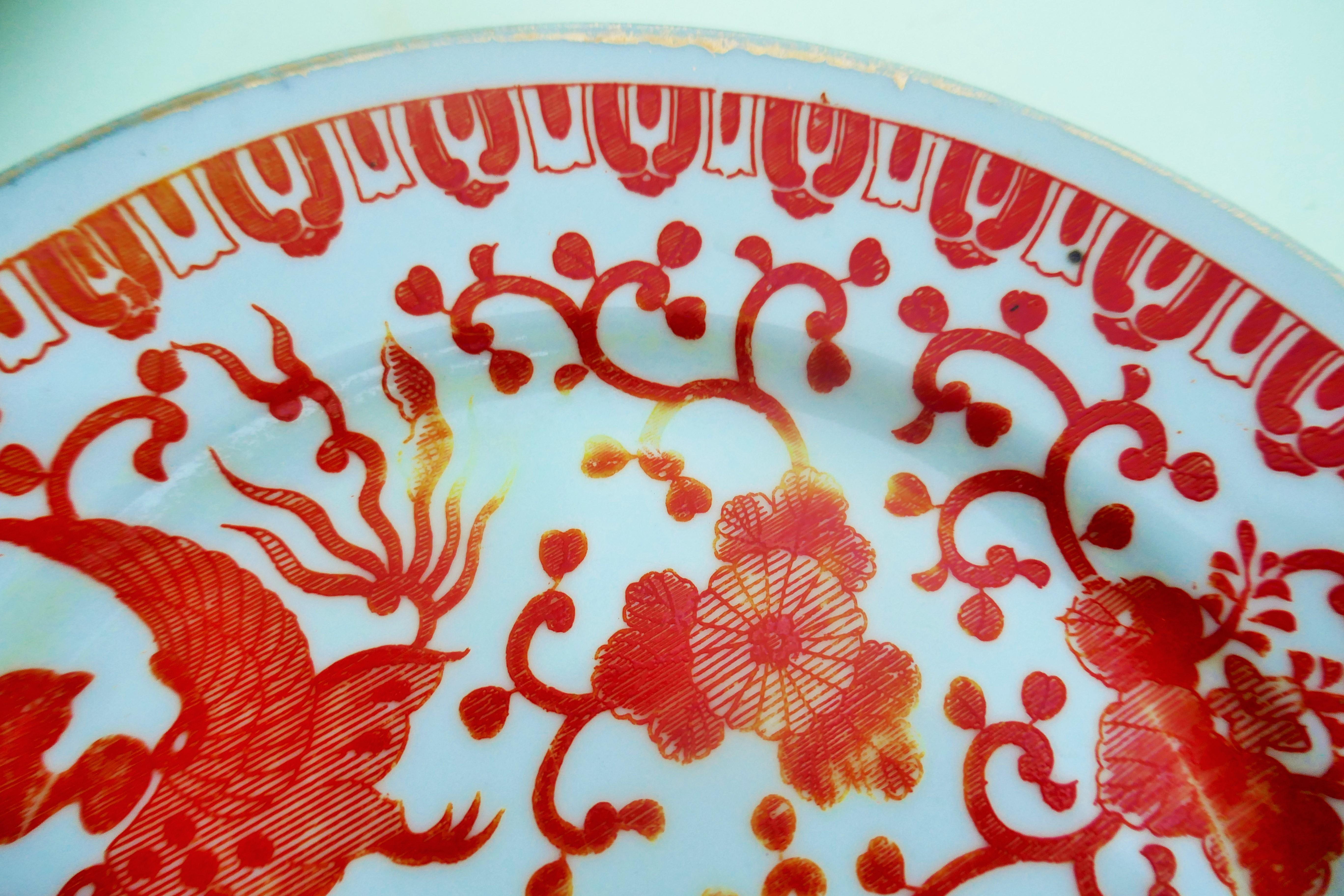 Paire d'assiettes en céramique chinoise ? - Famille Verte - Swatow - Qing État moyen - En vente à Lugo, IT