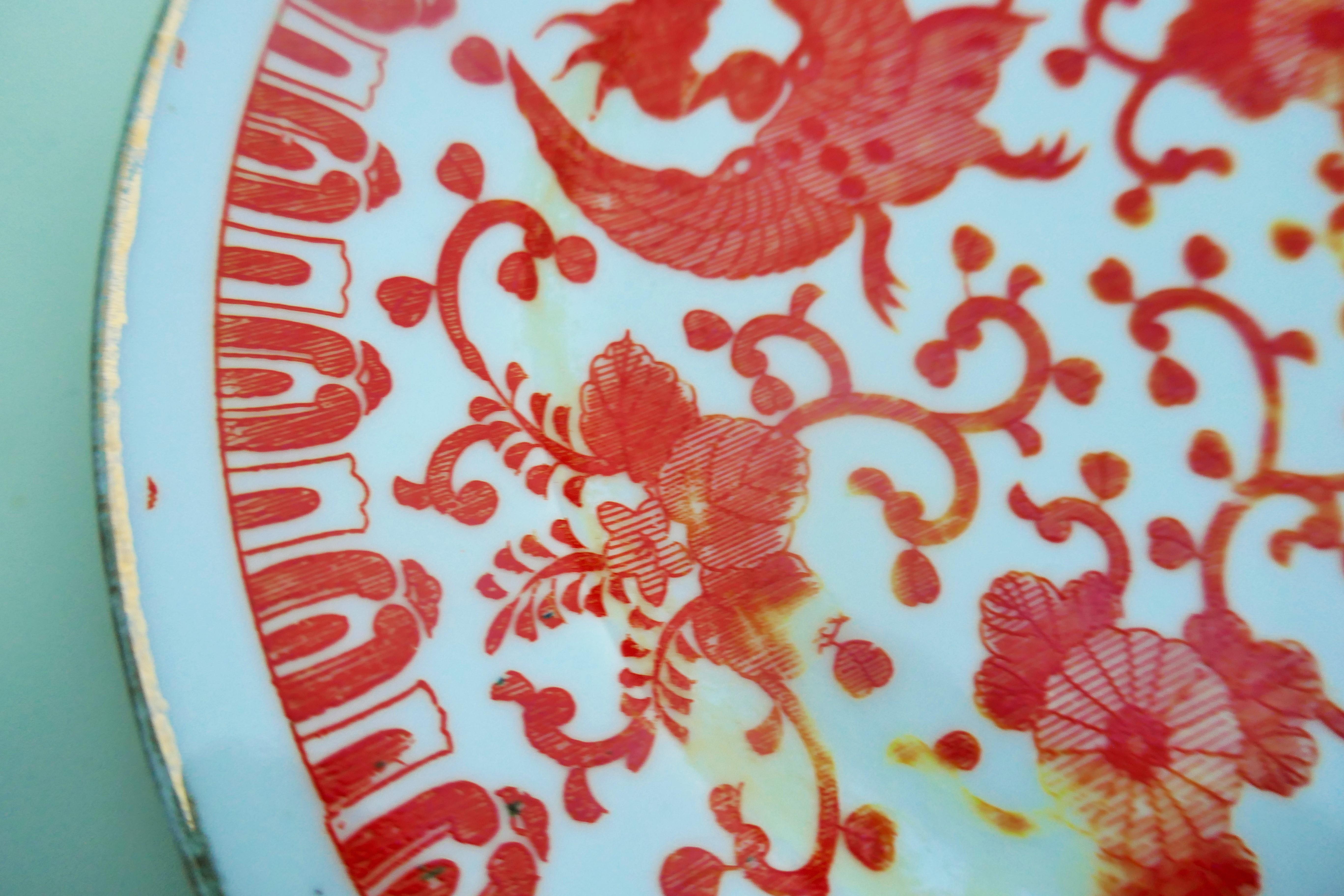 Paire d'assiettes en céramique chinoise ? - Famille Verte - Swatow - Qing en vente 1