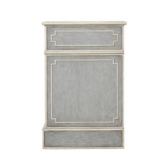 Pair of Chinese Chippendale Painted Nightstands