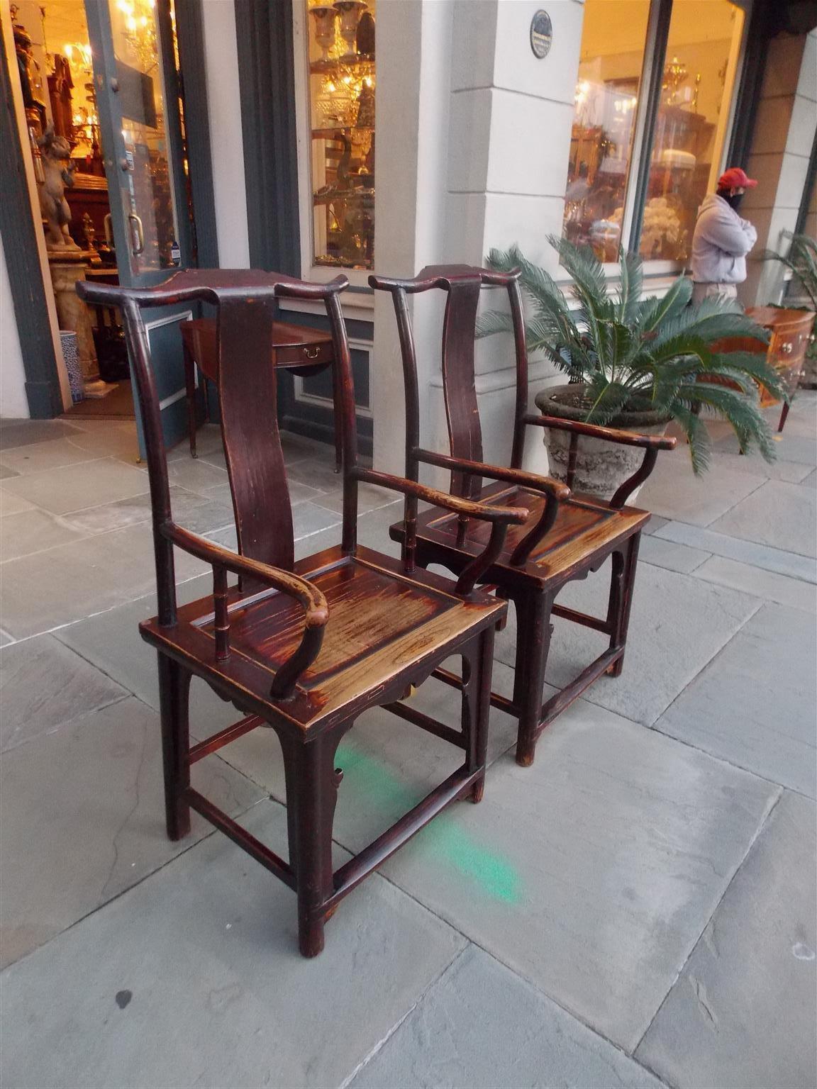 chinese chippendale arm chairs