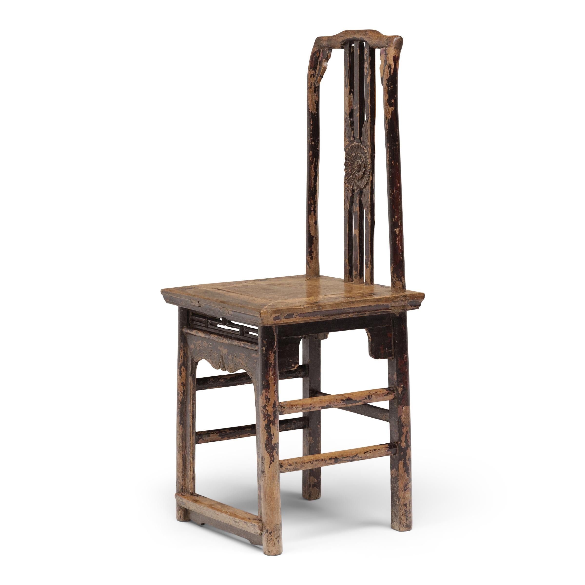 Orme Paire de chaises de dame chinoises en chrysanthème, vers 1800 en vente