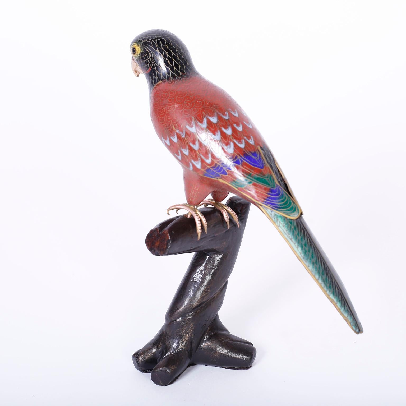 cloisonne birds