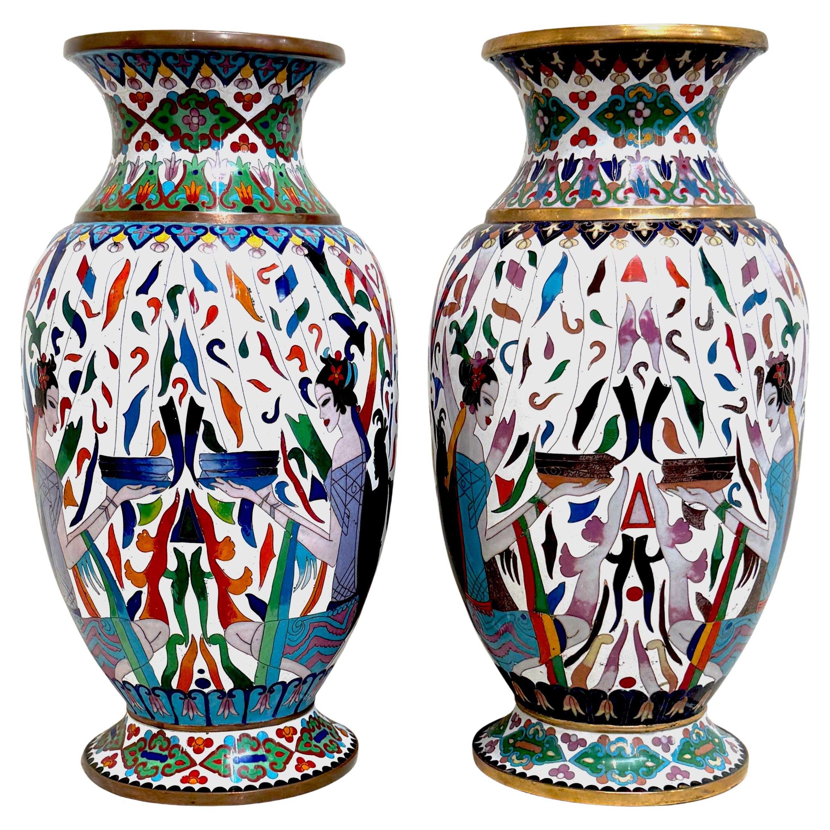 Cloissoné Vases and Vessels