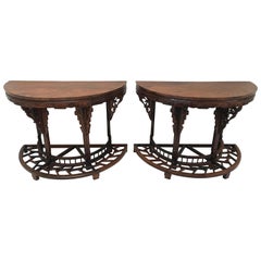 Antique Pair of Chinese Consoles