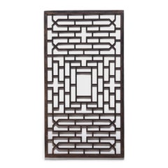 Pair of Chinese Courtyard Lattice Panels, circa 1900