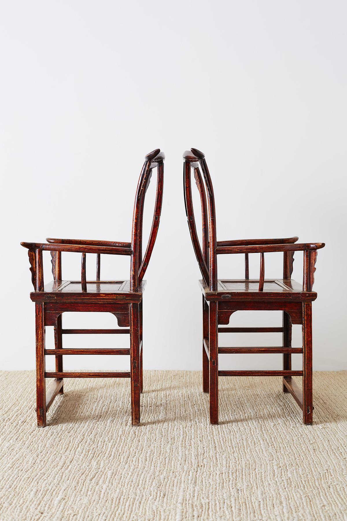 chinese yoke back chair