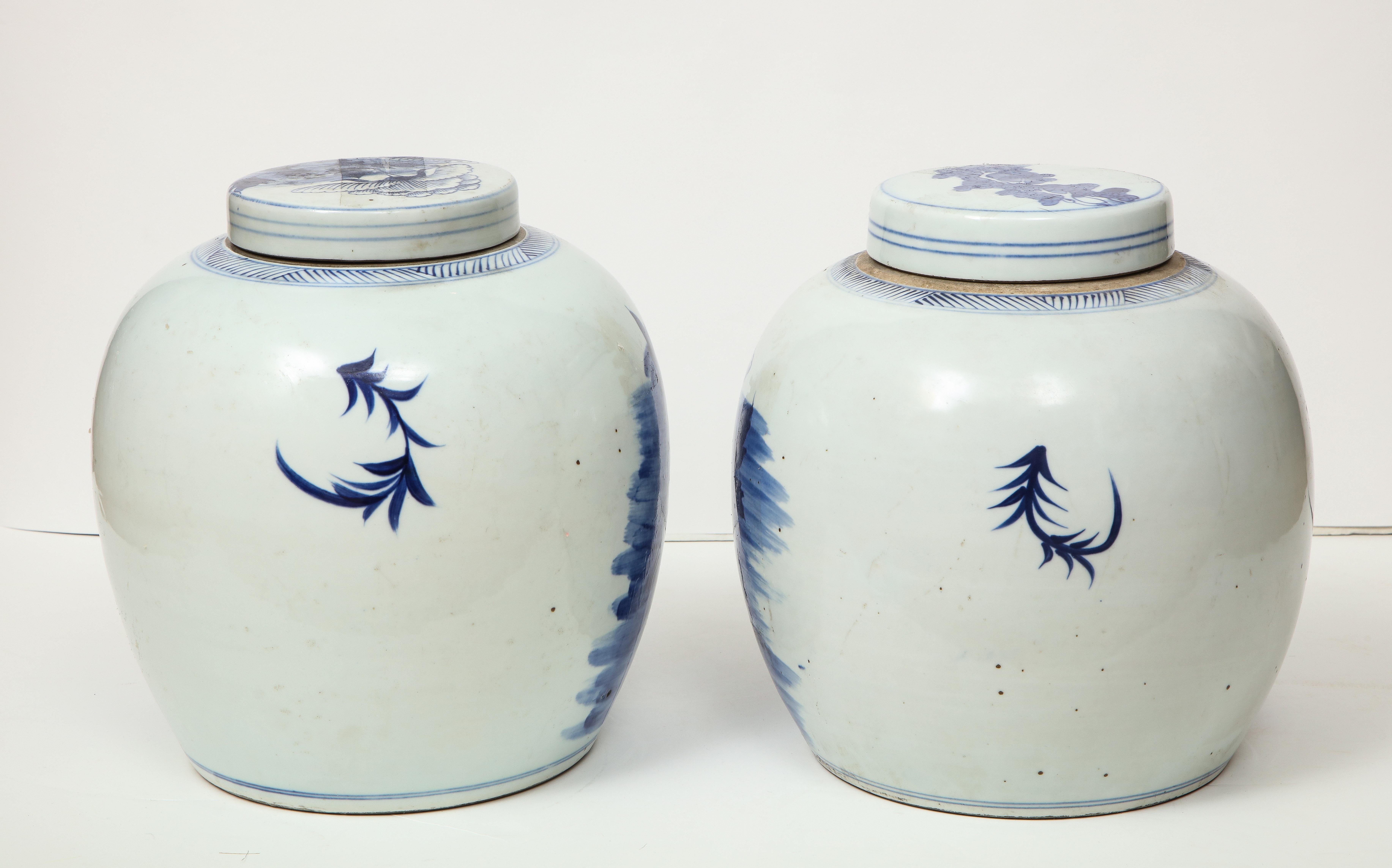 Pair of Chinese Export Ginger Jars 9