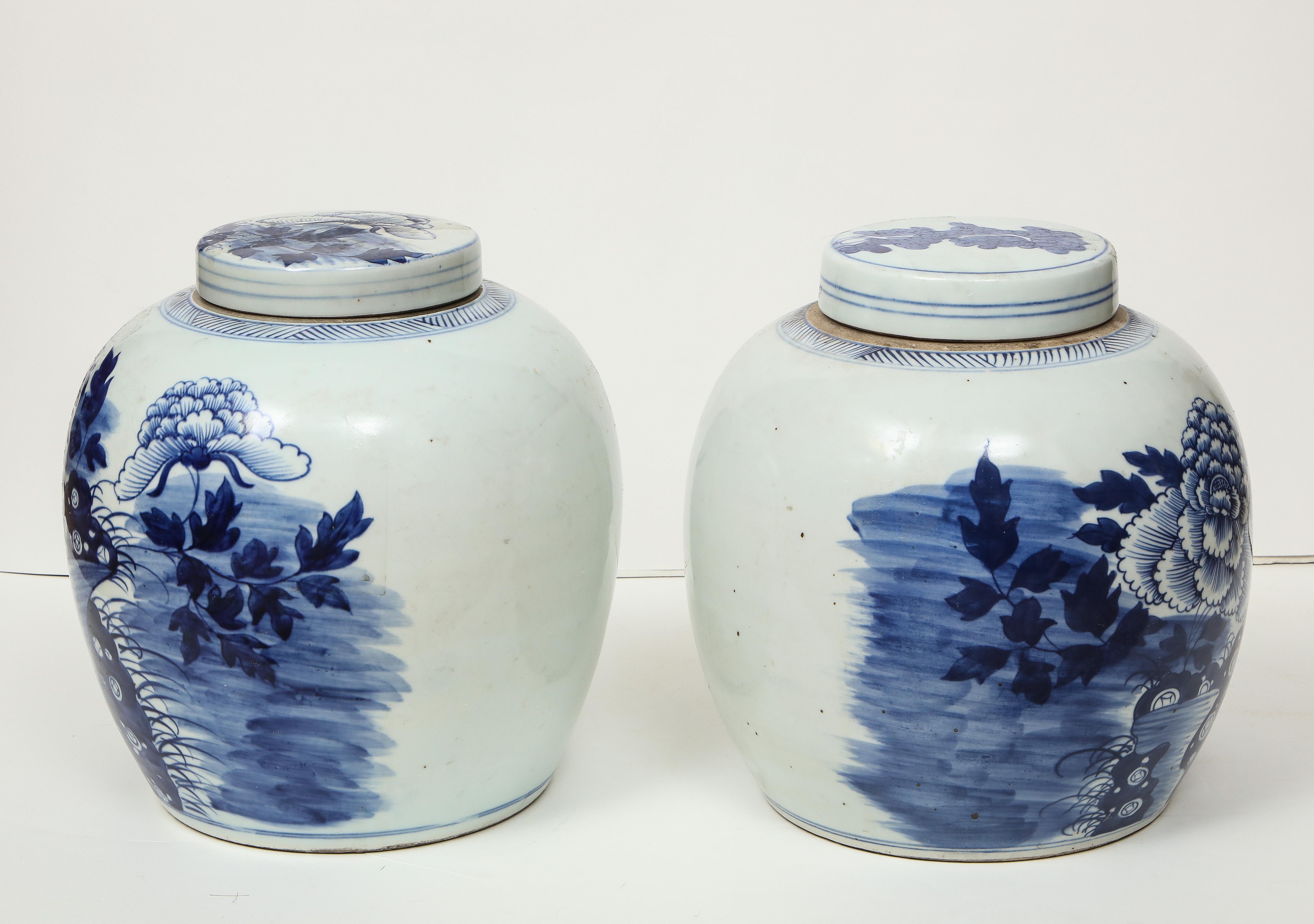 Pair of Chinese Export Ginger Jars 10