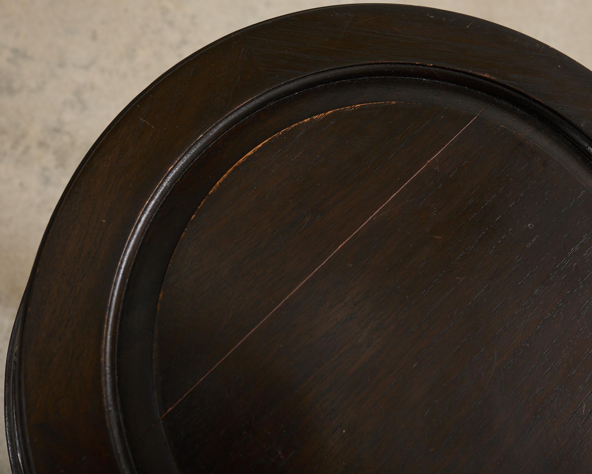 Pair of Chinese Export Hardwood Garden Stools or Drink Tables For Sale 9