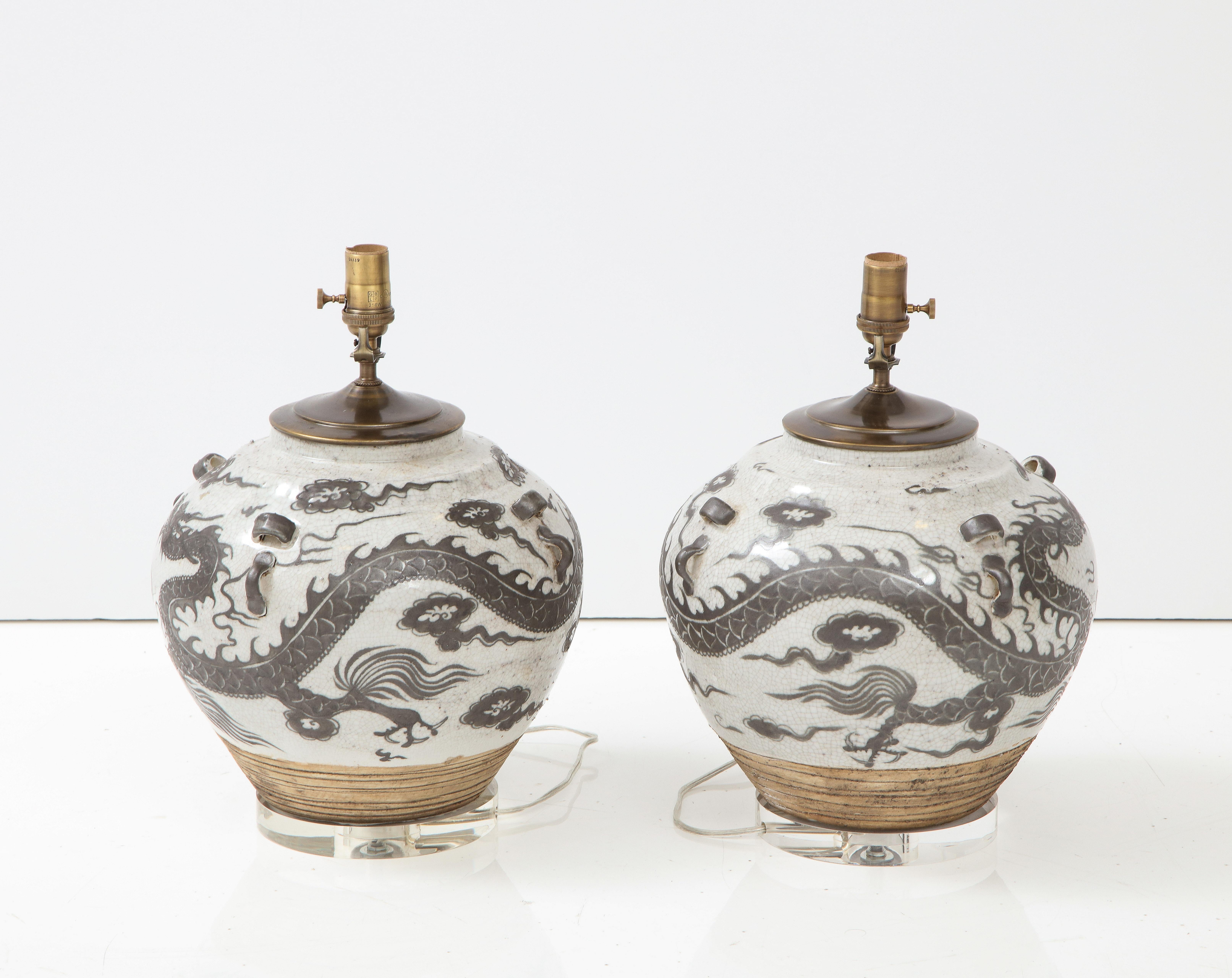 Pair of Chinese Export Lamps 1