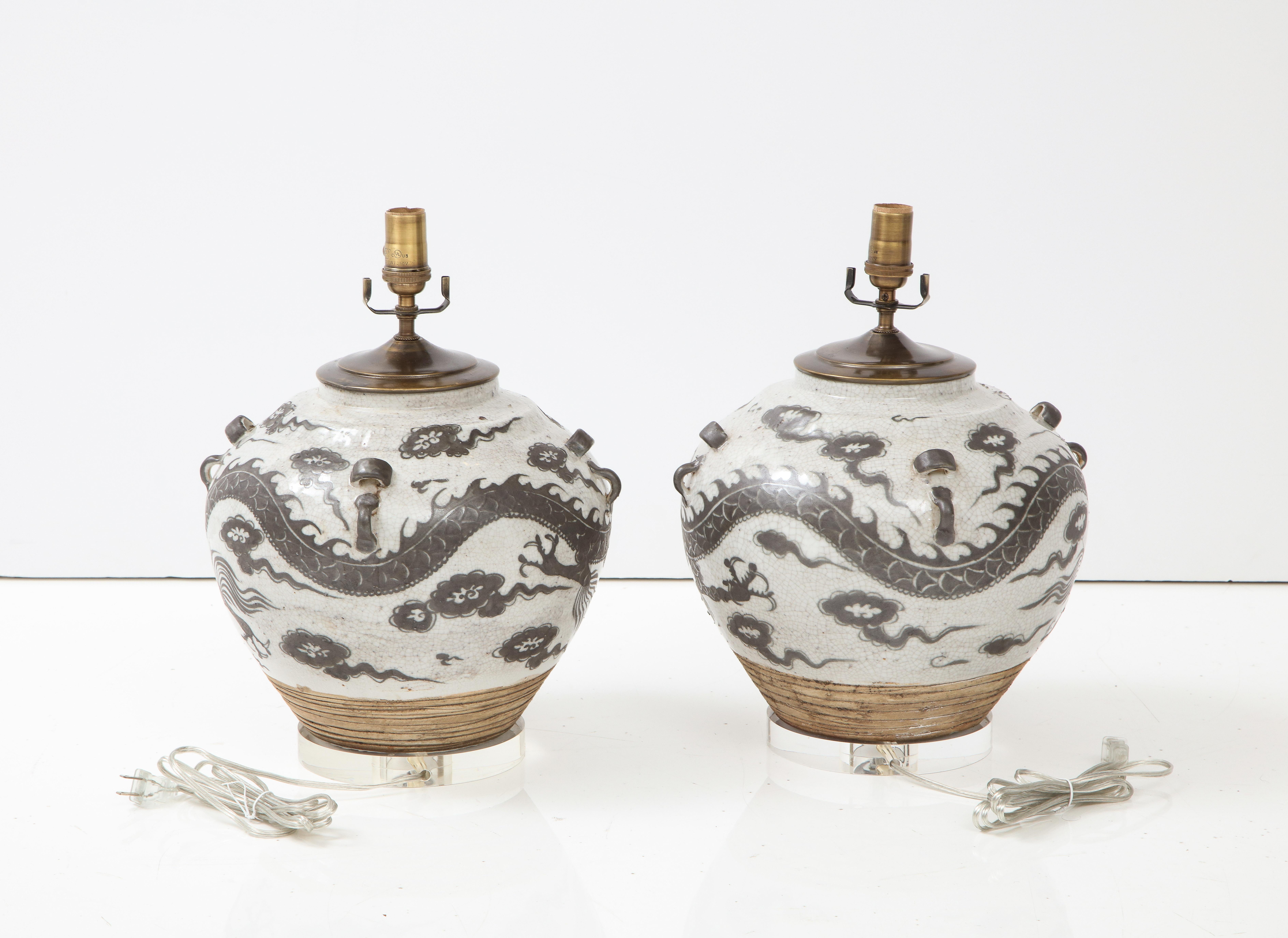 Pair of Chinese Export Lamps 2