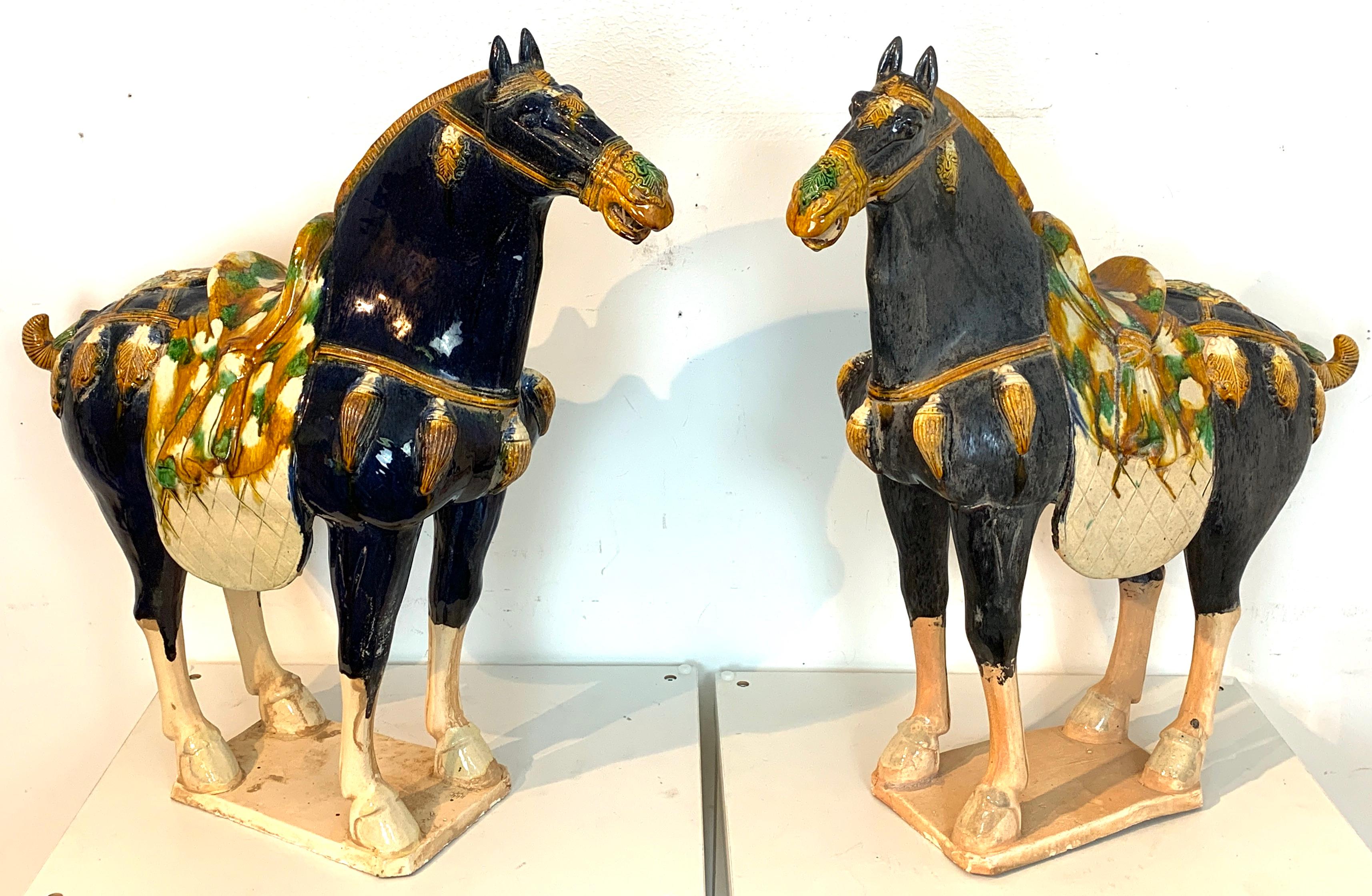pottery horses