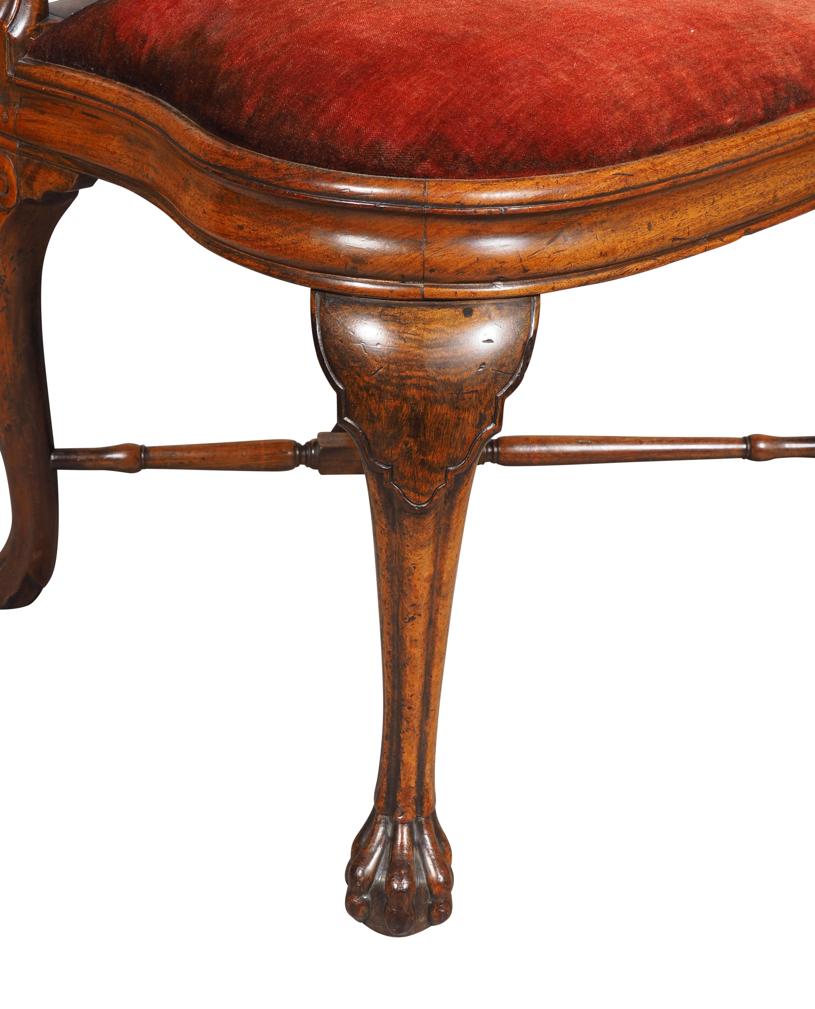 Paire de chaises d'appoint padouk d'exportation chinoise en vente 6