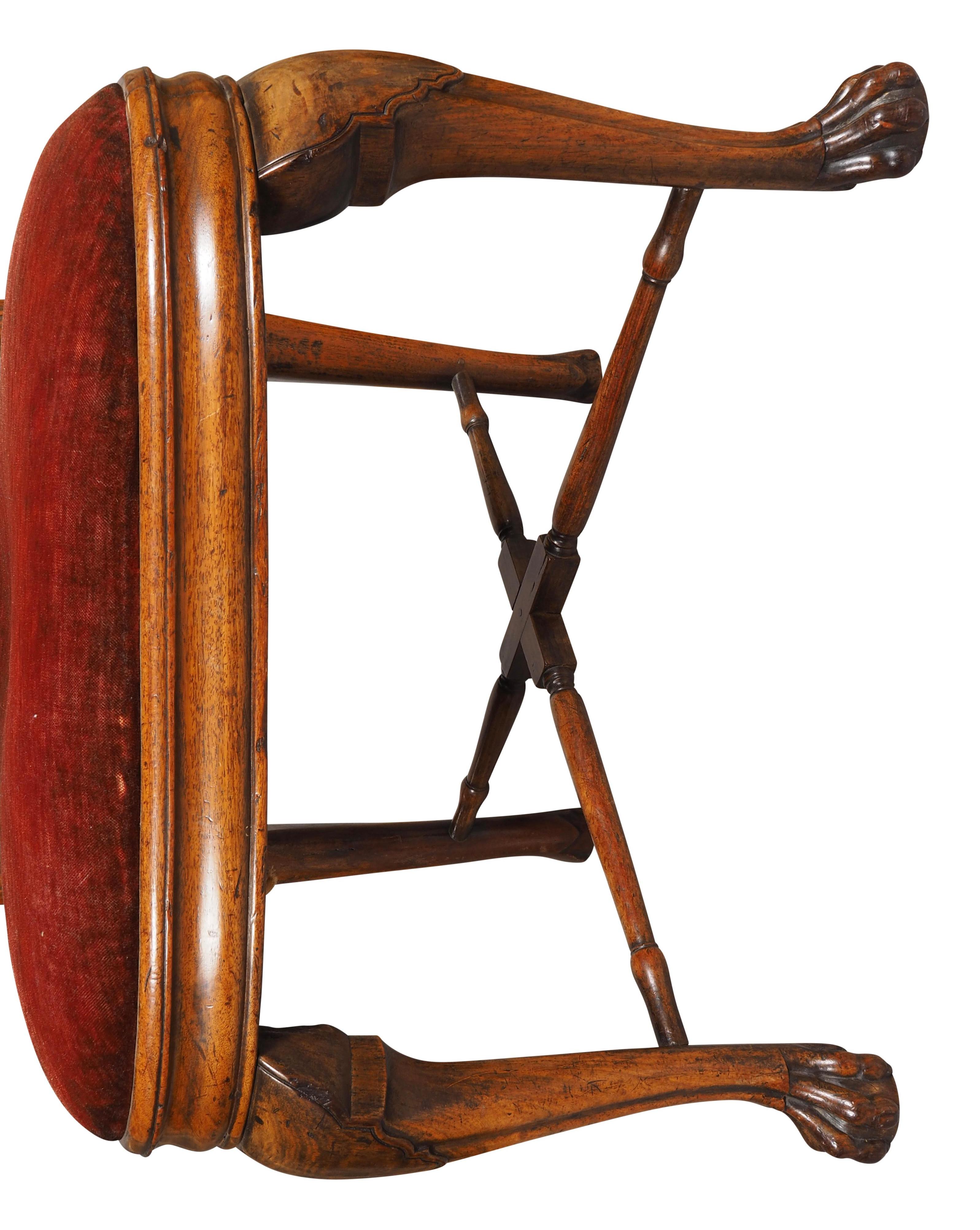 Paire de chaises d'appoint padouk d'exportation chinoise en vente 10