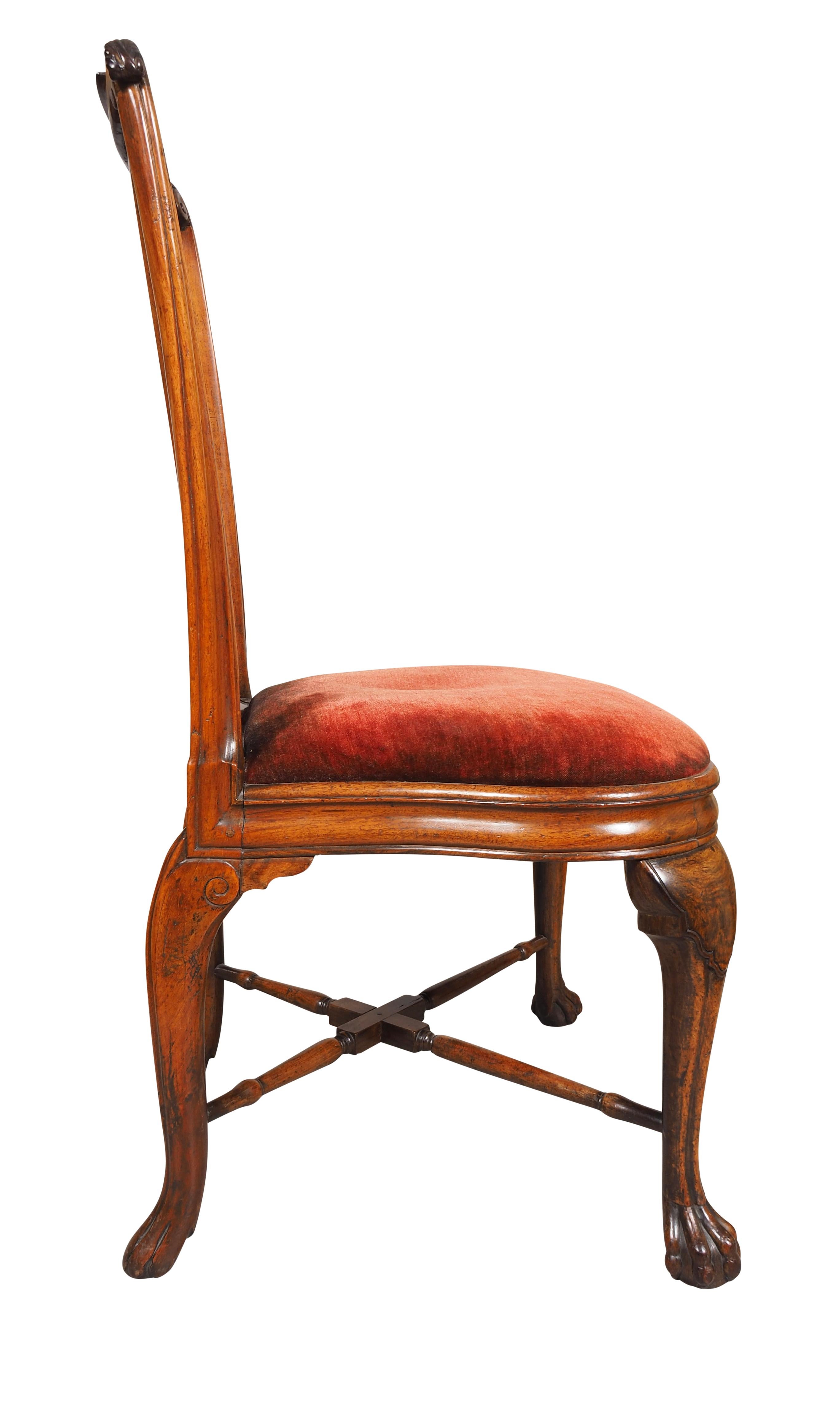 Indien Paire de chaises d'appoint padouk d'exportation chinoise en vente