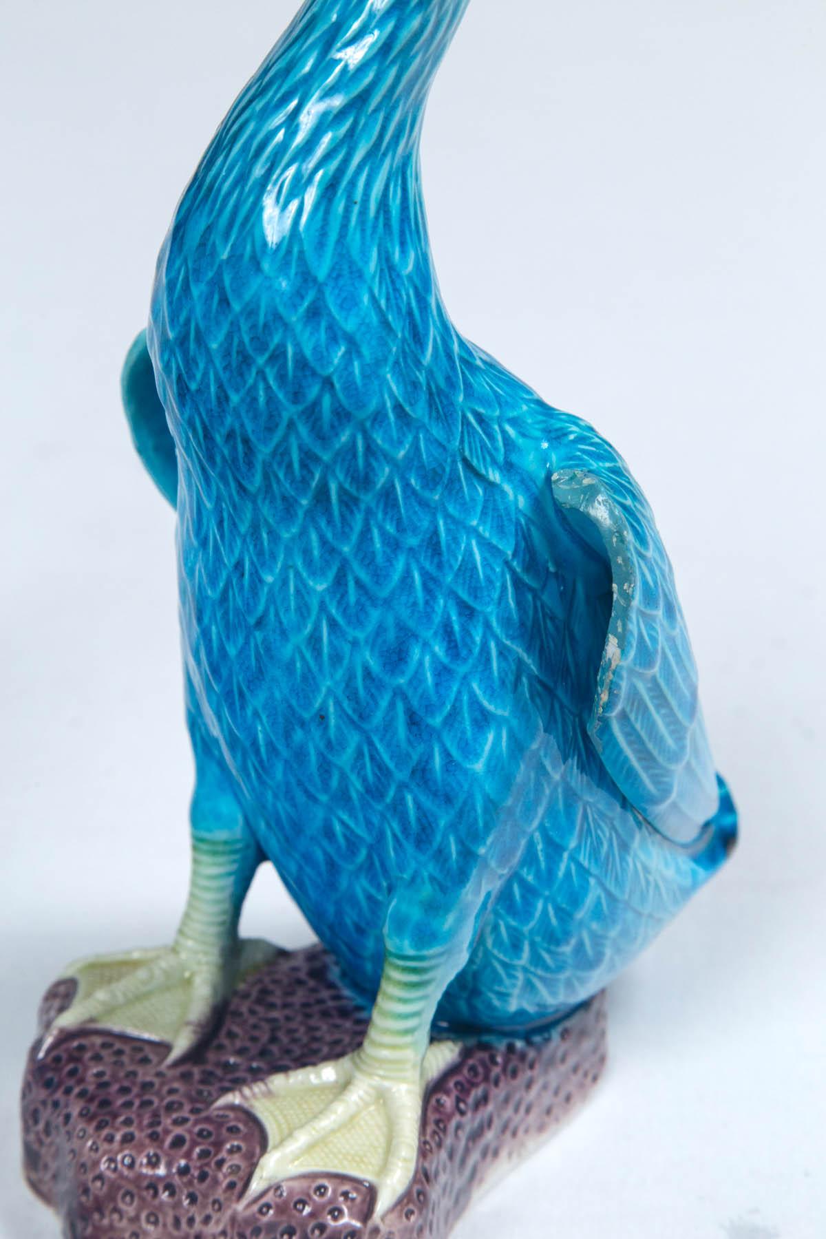 Pair of Chinese Export Porcelain Figural Ducks, 20th Century 3