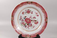 pair of Chinese export porcelain plates, 18th c.