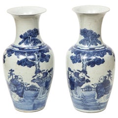 Pair of Chinese Export Vases