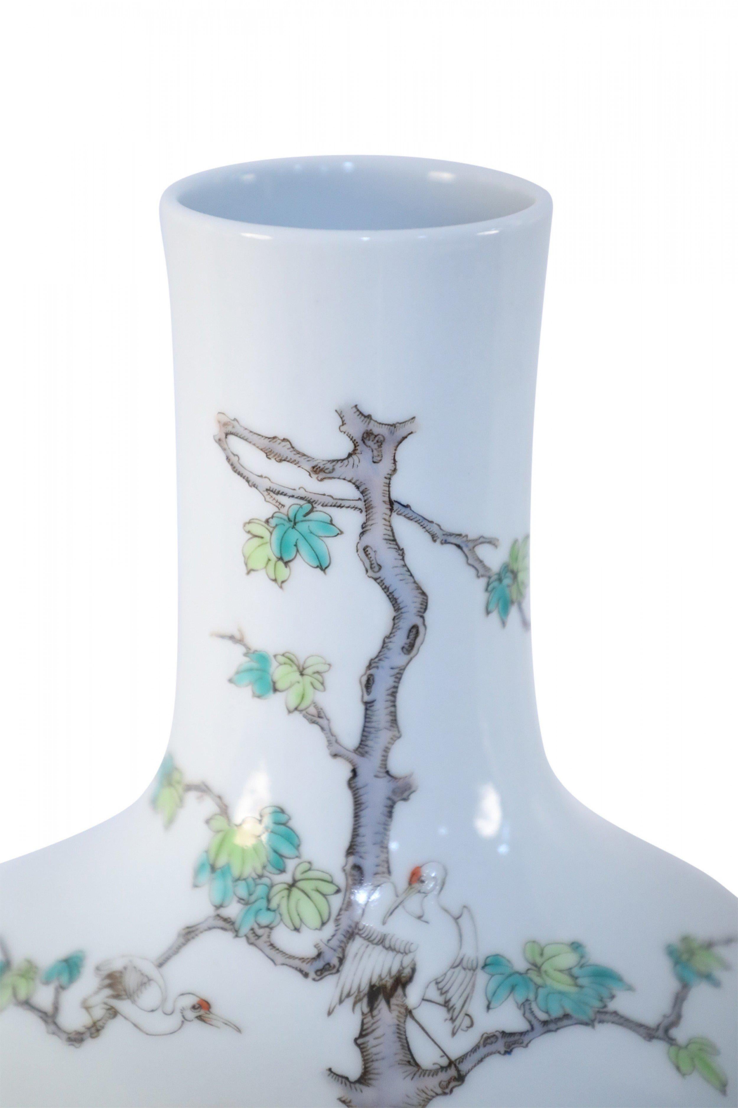 Pair of Chinese Famille Rose Globular Porcelain Vases 2