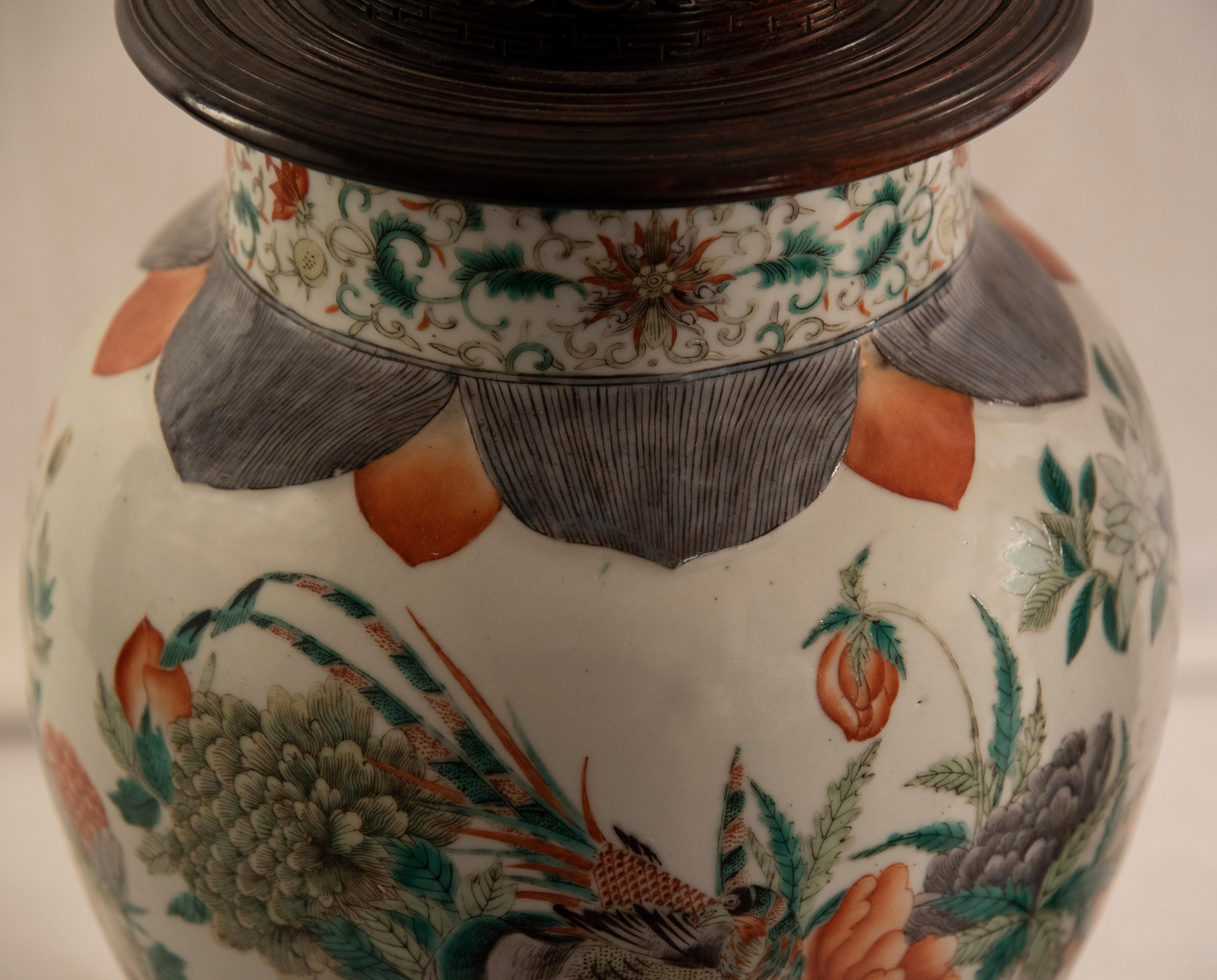 19th Century Pair of Chinese Famille Vases