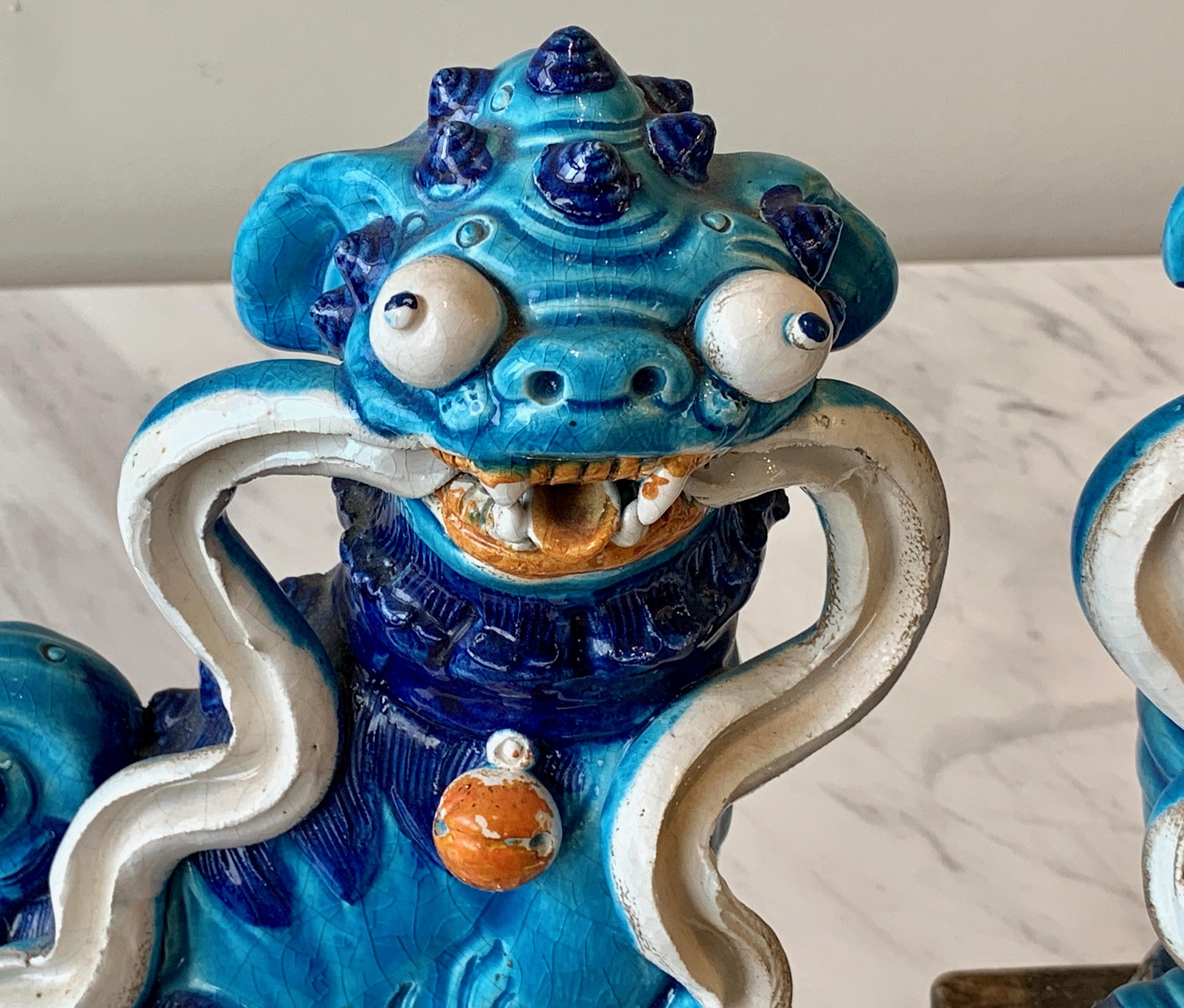 Paire de chiens Foo chinois 2