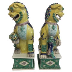 Antique Pair of Chinese Foo Dogs