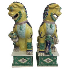 Pair of Chinese Foo Dogs