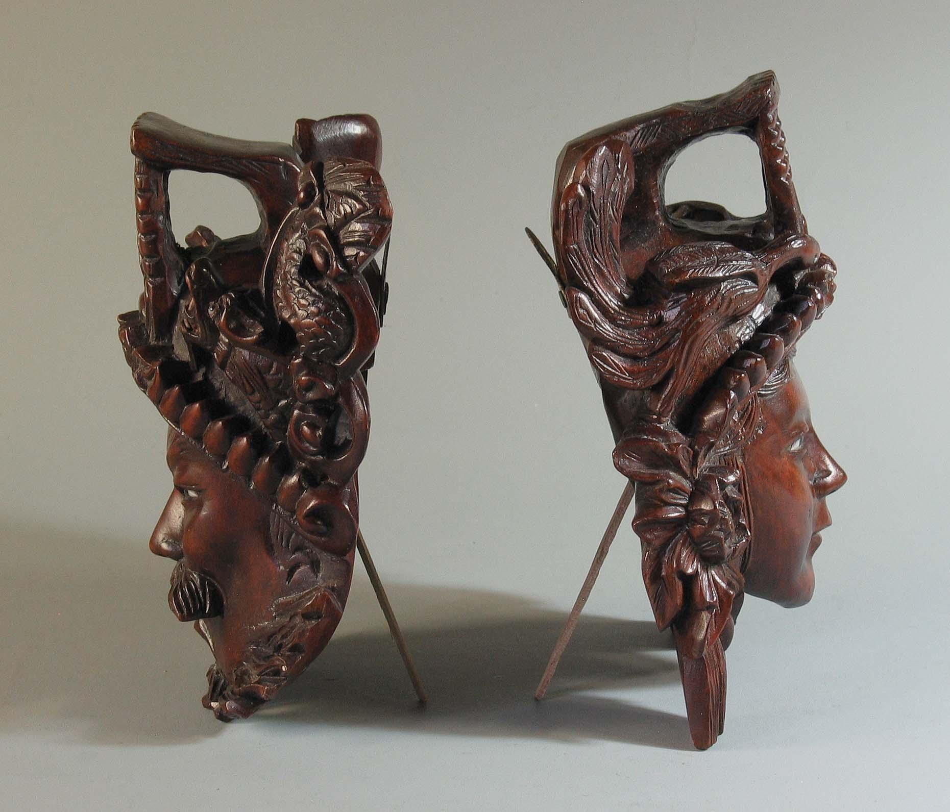 hand carved masks