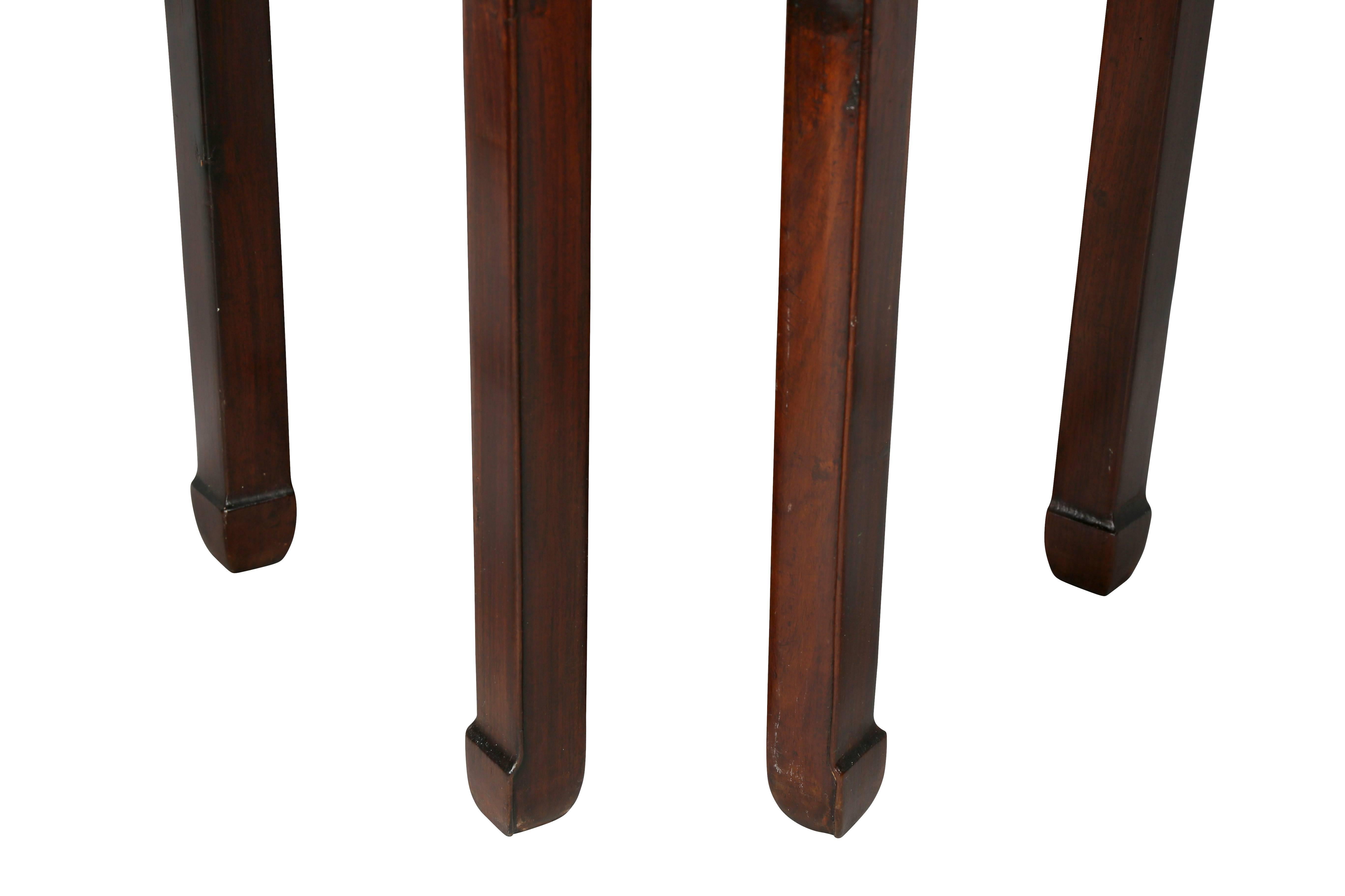 Pair of Chinese Hardwood Tall Tables 2