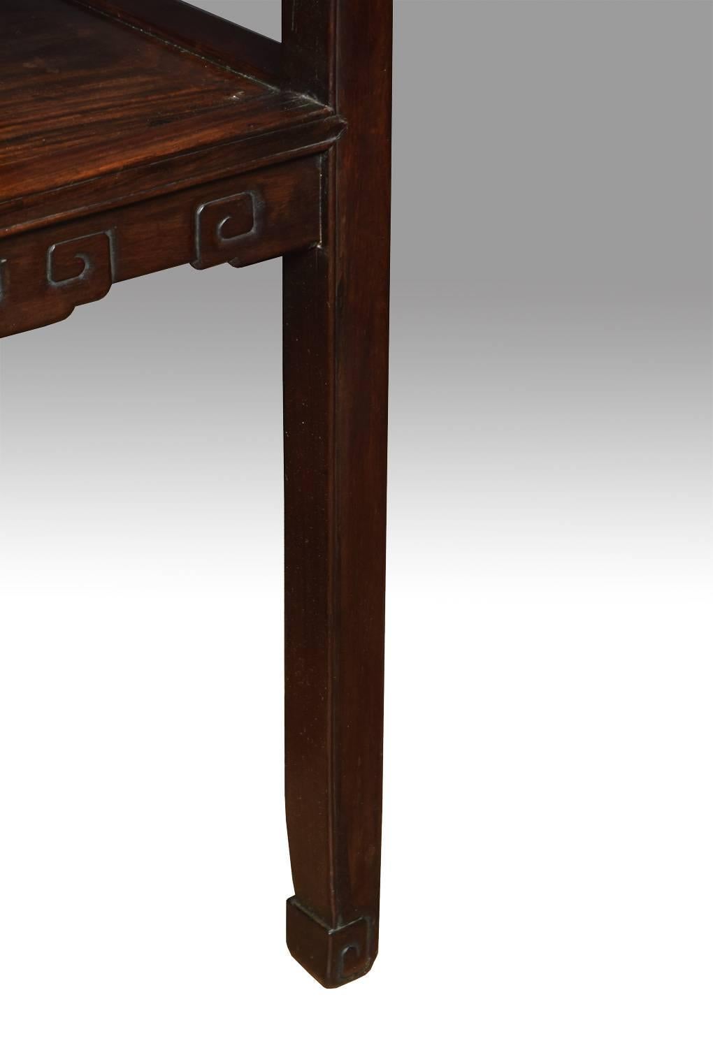 Pair of Chinese Inlaid Urn Stands In Good Condition In Cheshire, GB