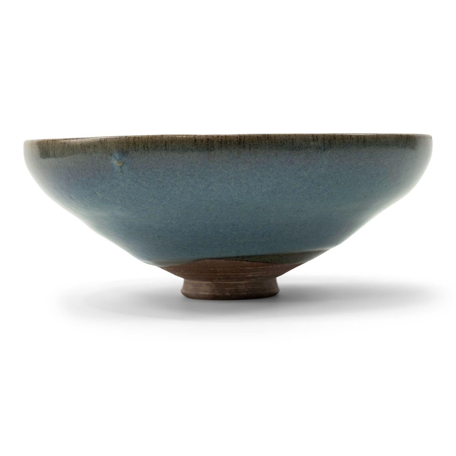 Coppia di ciotole cinesi in ceramica Jun, dinastia Yuan in vendita 6