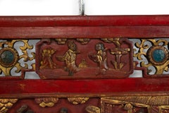 Pair of Chinese Lacquered Carved Wall Plaques