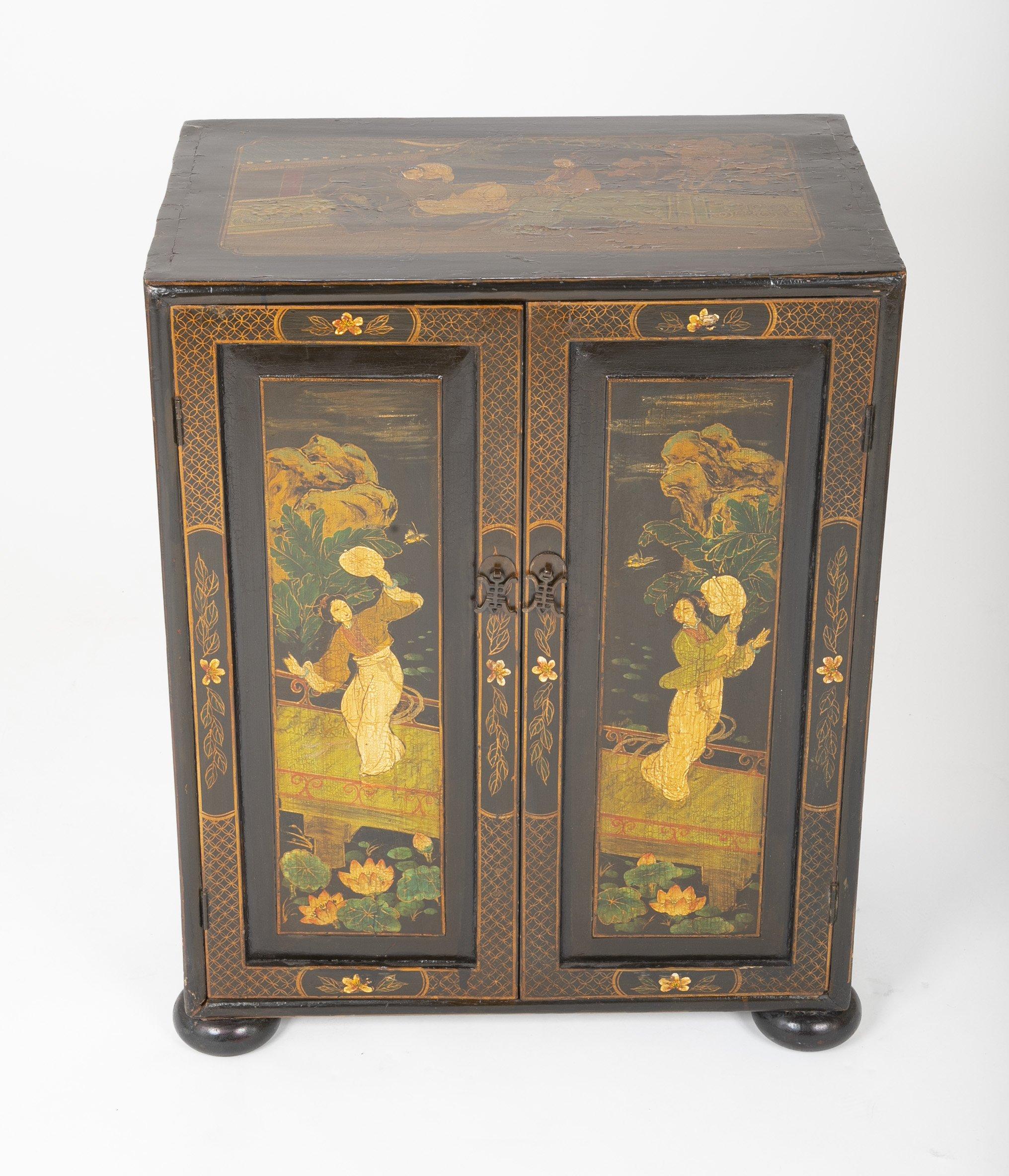 Pair of Chinese Low Cabinets 7