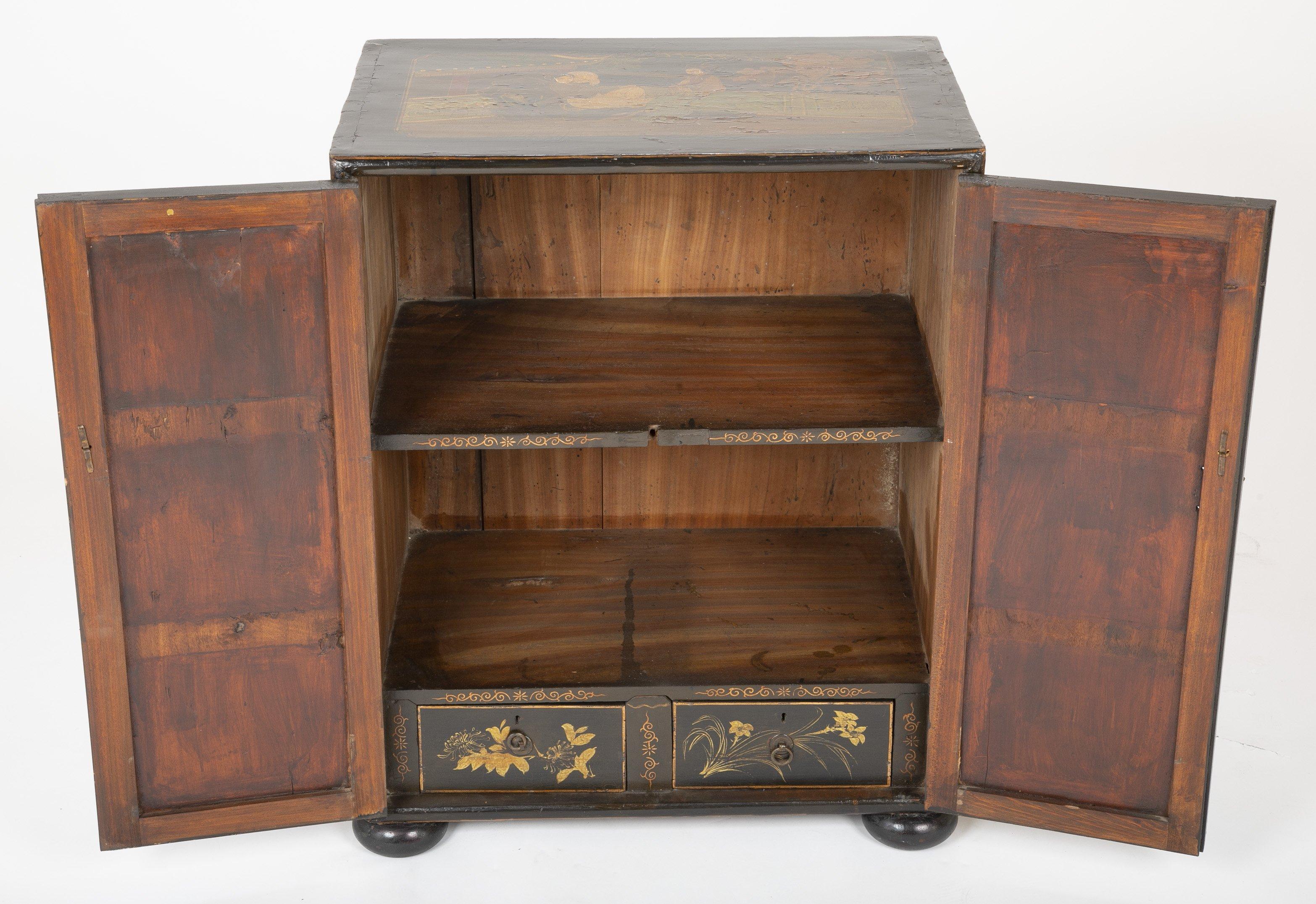 Mid-19th Century Pair of Chinese Low Cabinets