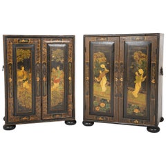 Pair of Chinese Low Cabinets