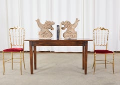 Pair of Chinese Ming Dynasty Style Dragon Roof Tiles